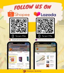 Follow Us on Shopee and Lazada